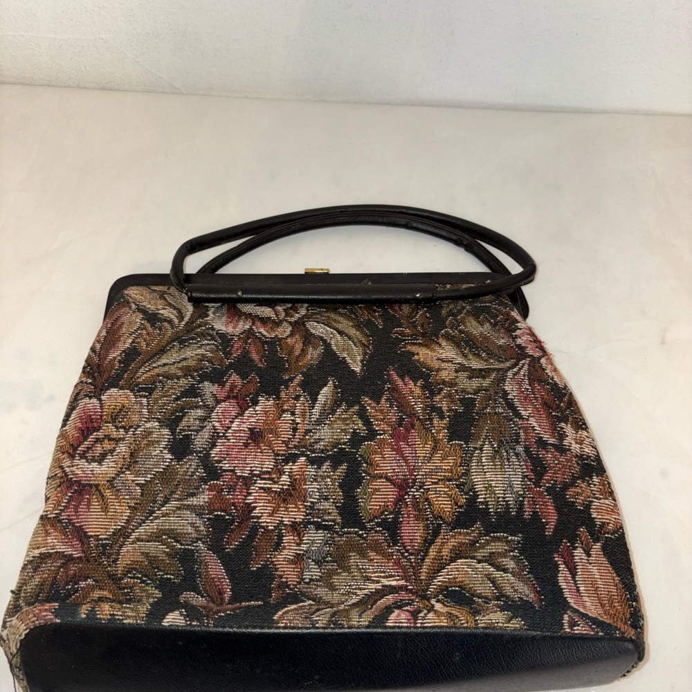 Floral Tapestry Handbag
